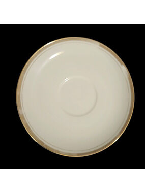 Royalton China Co Japan Gold Trim Saucers Set of 4 White Fine China